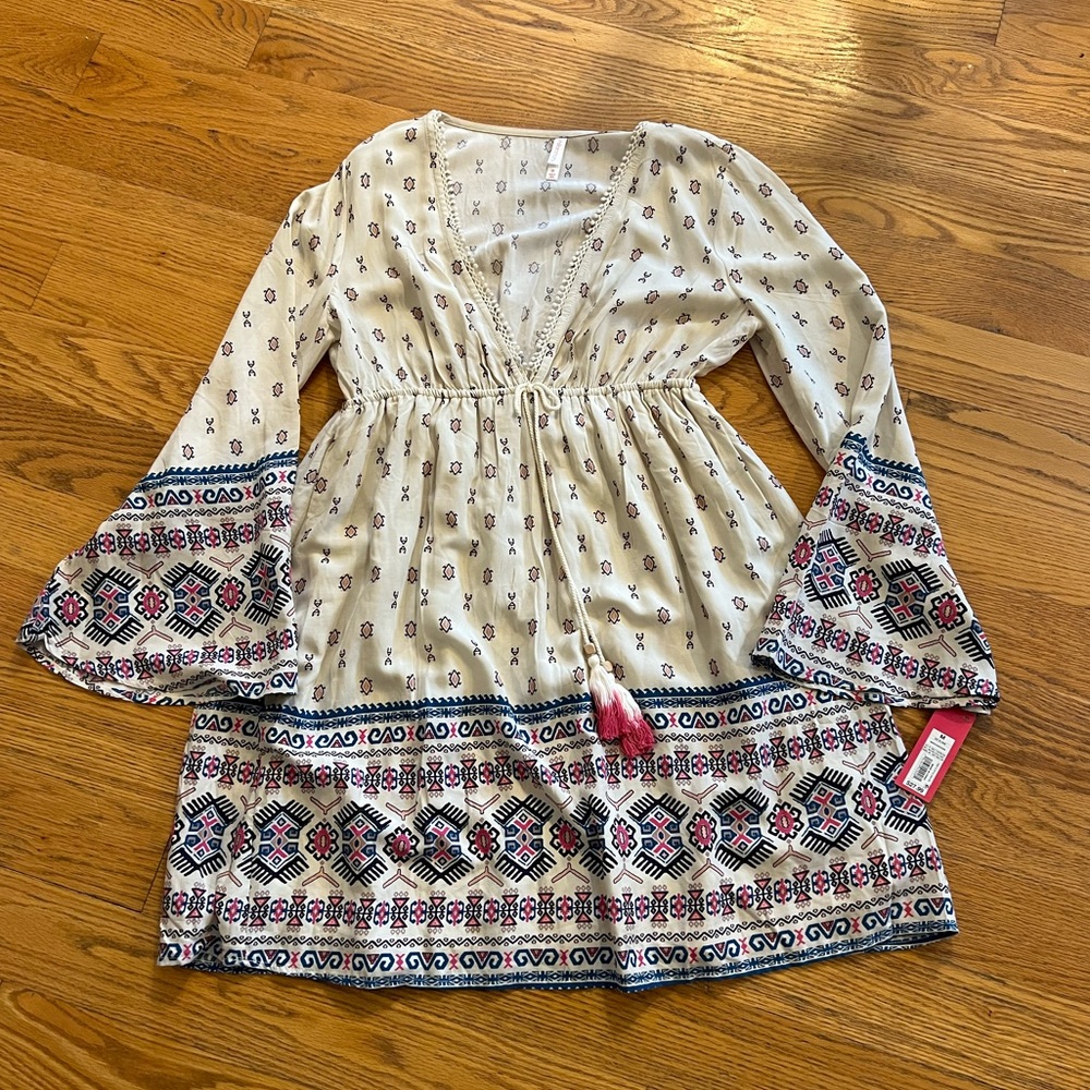 NWT Bohemian Print Tunic Coverup